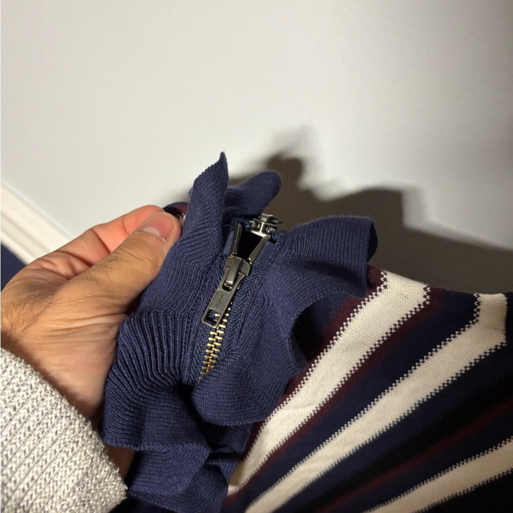 Halogen Multicolor Striped Ruffle Sweater - Picture 5 of 5